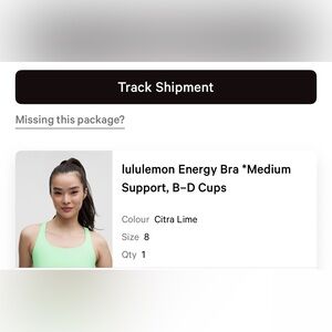 Lululemon Energy Bra in Citra Lime GREEN